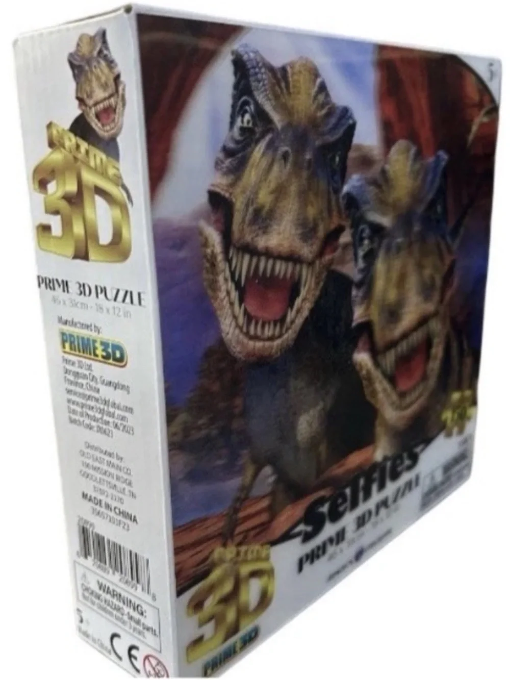 Dinosaur Puzzle 3D T-Rex 18”X12” Kid Children’s Activity Toy New In Box Dinos